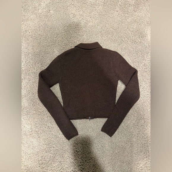 Motel Rocks cropped zip up top - Picture 2 of 3